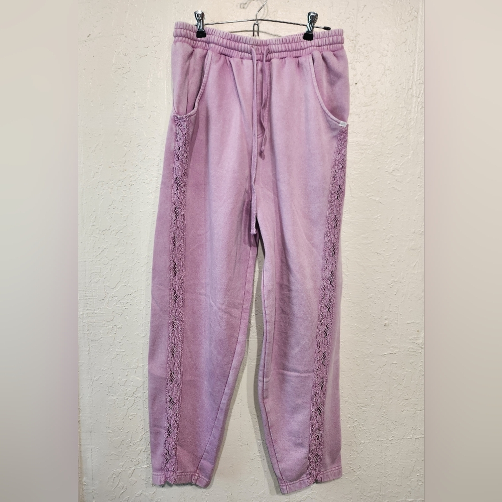 Out From Under Jayden Lace-Inset Sweatpant Size Small - Picture 2 of 6